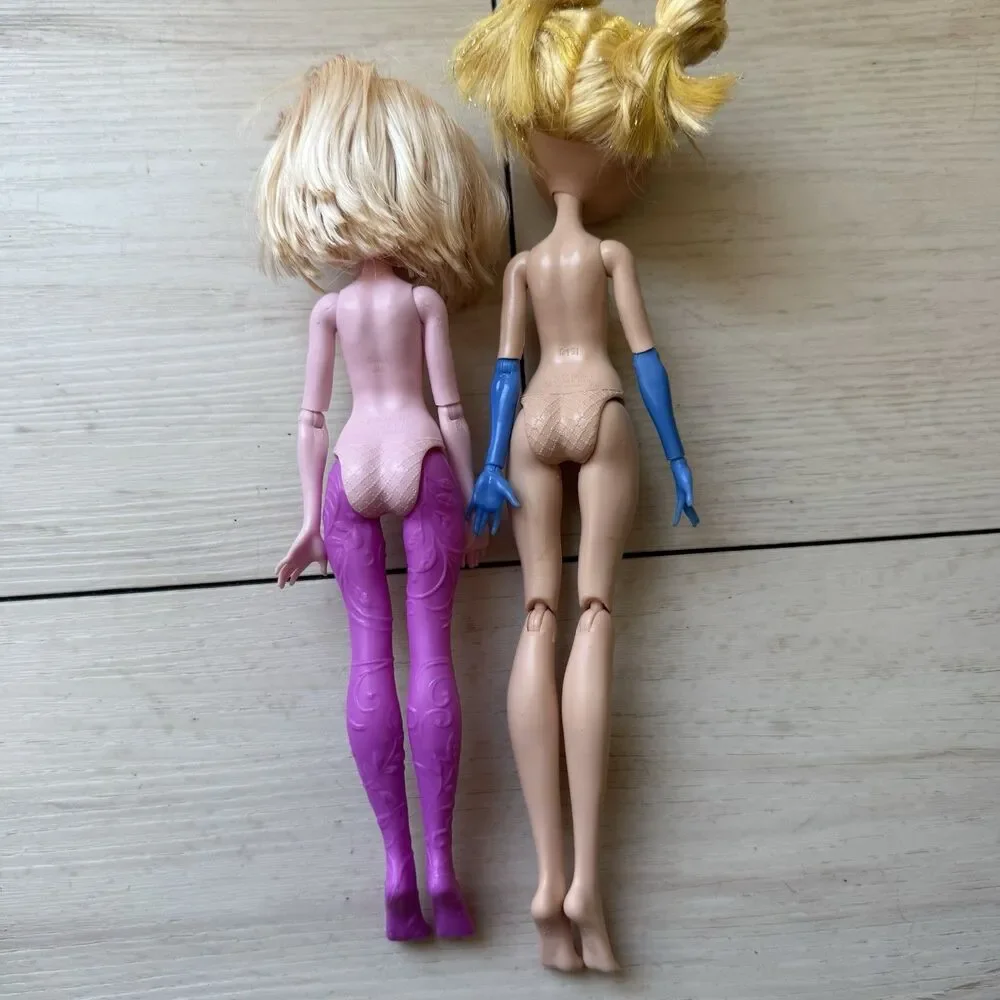 Ever After High Bunny Blanc & Blondie Lockes Dolls No Clothes G1 2012